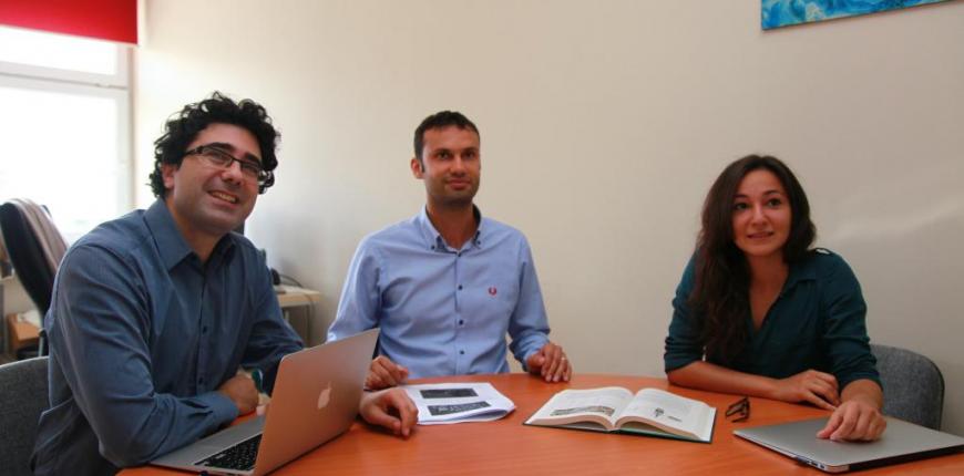 (Soldan sağa) Ali Salah, Heysem Kaya ve Gül Varol ile ödüllü projelerini konuştuk