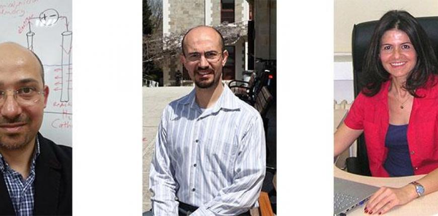 Soldan sağa: Şenol Mutlu, Murat G.Kırdar, Ebru Kaya