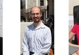 Soldan sağa: Şenol Mutlu, Murat G.Kırdar, Ebru Kaya