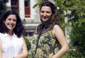 Araştırmacılar Fulya Kundaklar (sağda)ve Şila Temizel (solda)