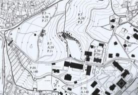 Şekil 1. Şuheda Kuyusu, Rumelihisarı Şehitlik Mezarlığı Pafta 7, Ada 39, Parsel 16’da; Şehitlik Dergahı temel kalıntıları Pafta 7, Ada 39, Parsel 1’de bulunmaktadır.