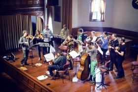 Camerata Salzburg Solistleri provasından... Fotoğraflar: KENAN ÖZCAN