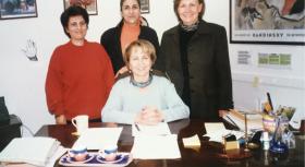 Ayla Karadeniz'in yazı işleri müdürü olduktan sonraki ilk ekibi