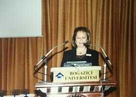 Ayla Karadeniz mezuniyet töreninde