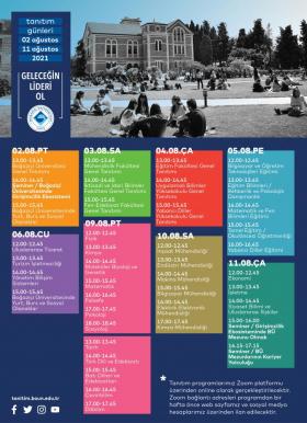 Online Tanıtım Günleri Programı